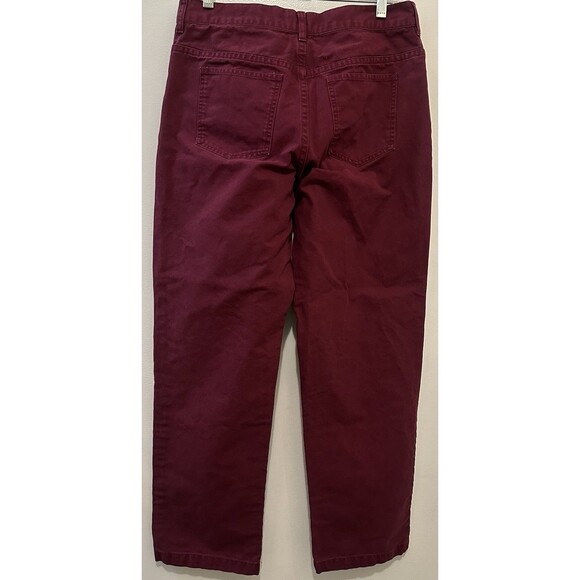 Cabela's For Women Burgundy 100% Cotton Size 10 - Picture 2 of 5